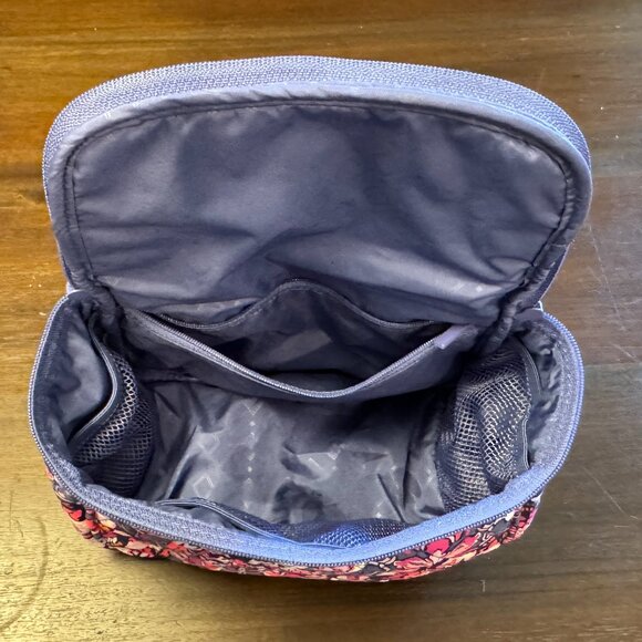 Vera Bradley Travel Cosmetic Magenta Medallion - Picture 4 of 6